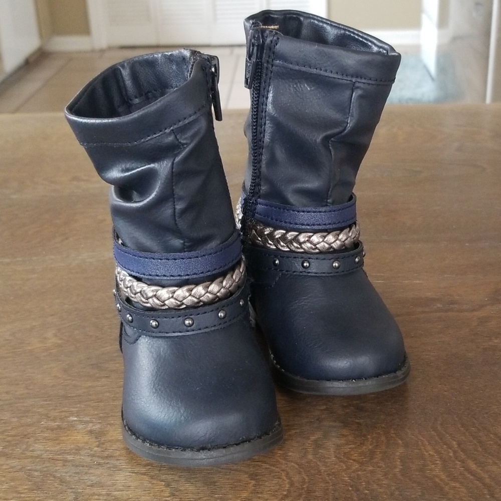 5 for All Mankind black boho boots